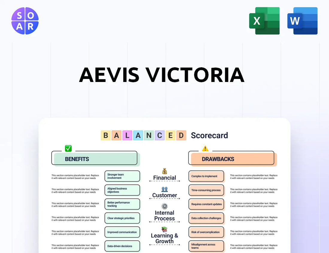 Aevis Victoria Balanced Scorecard