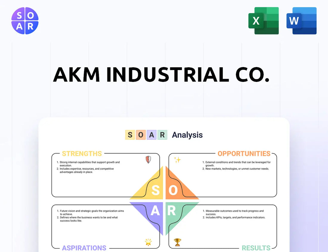 AKM Industrial Co. SOAR Analysis