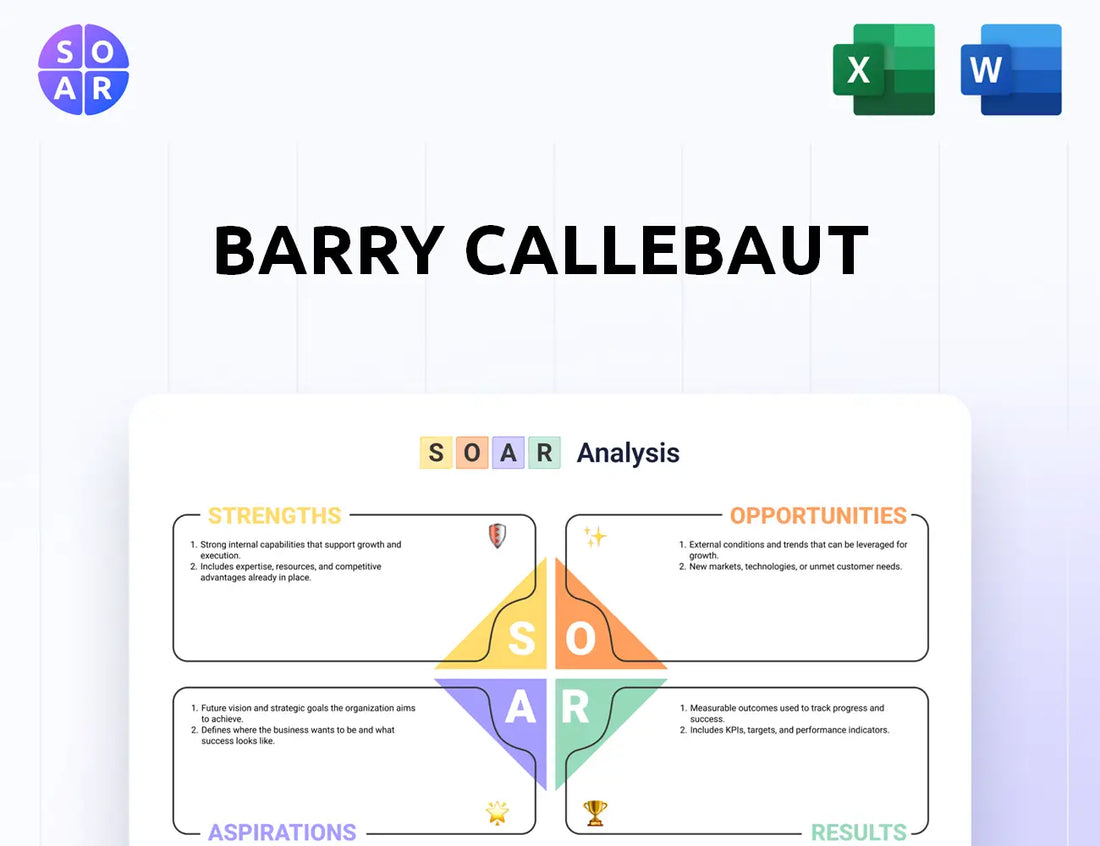 Barry Callebaut SOAR Analysis