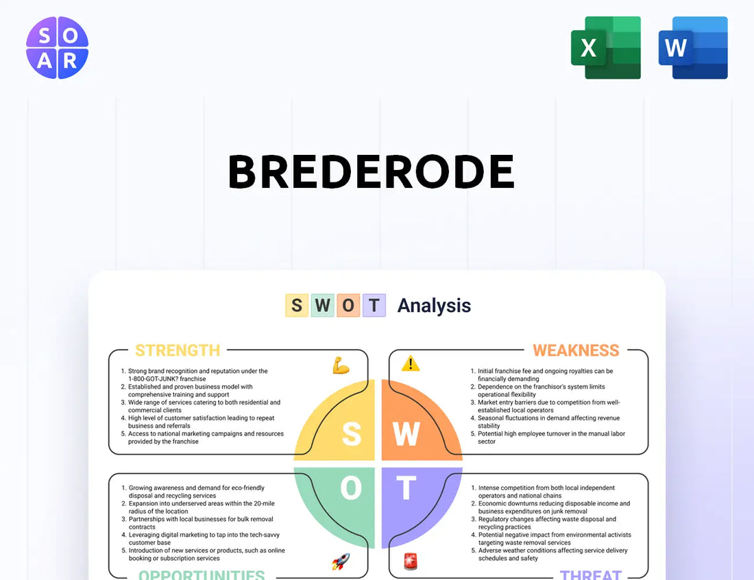 Brederode SWOT Analysis