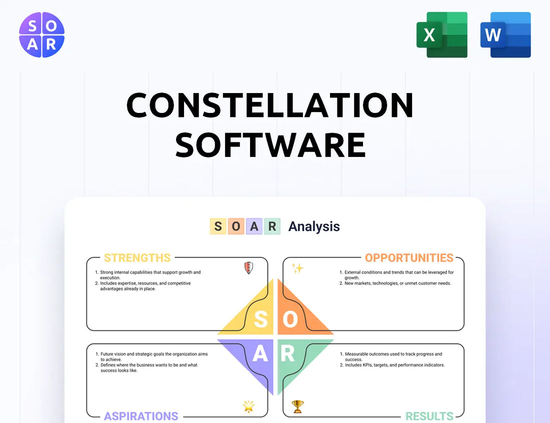 Constellation Software SOAR Analysis