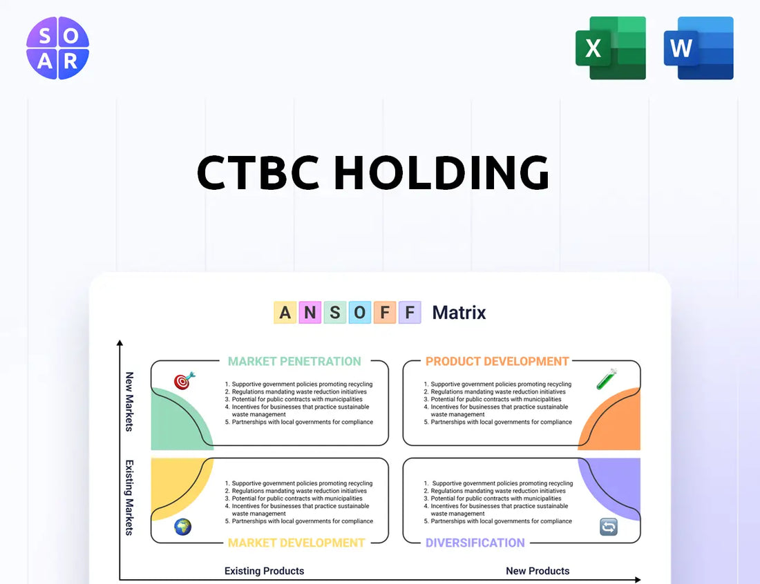 CTBC Holding Ansoff Matrix