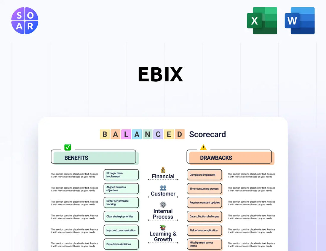 Ebix Balanced Scorecard
