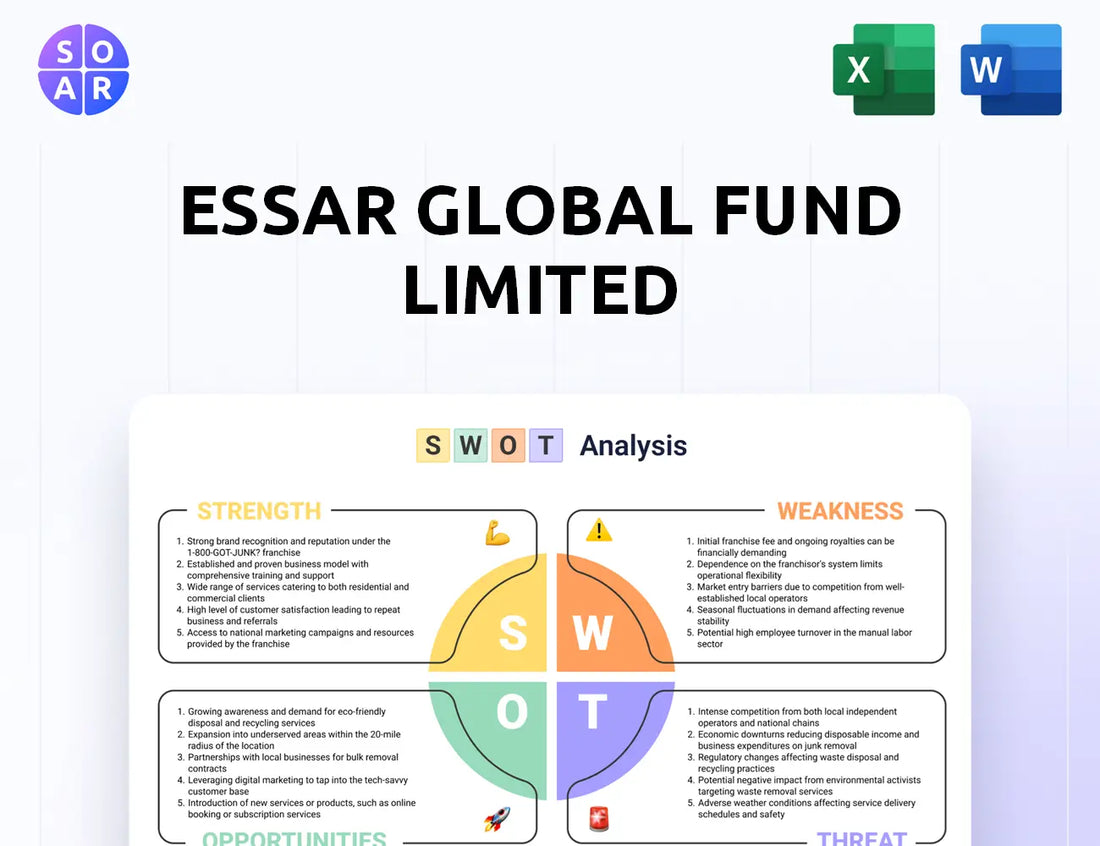 Essar Global Fund Limited SWOT Analysis