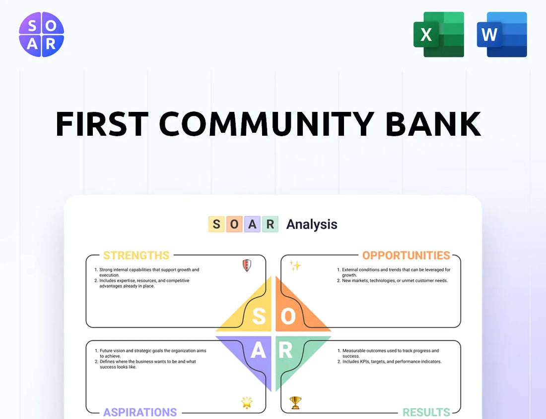 First Community Bank SOAR Analysis