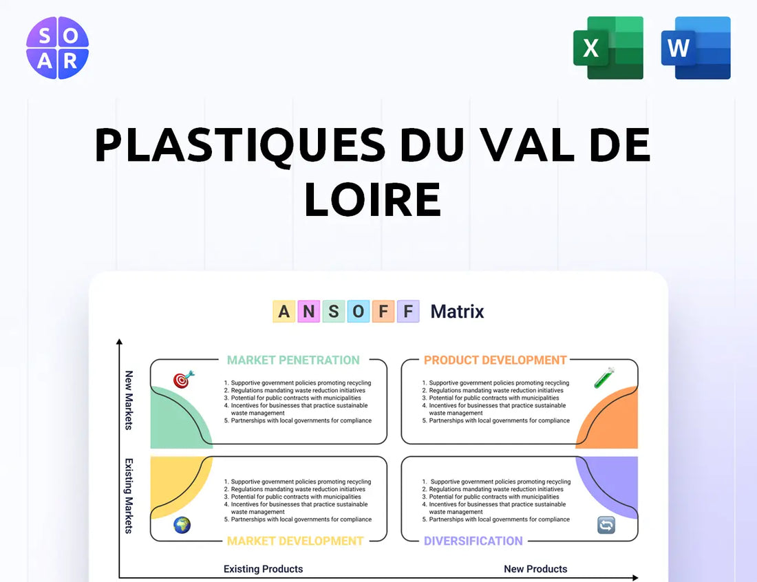 Plastiques du Val de Loire Ansoff Matrix