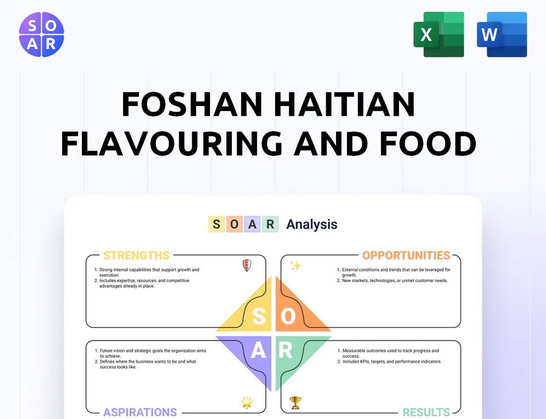 Foshan Haitian Flavouring and Food SOAR Analysis