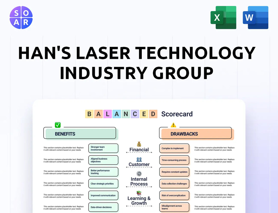 Han's Laser Technology Industry Group Balanced Scorecard