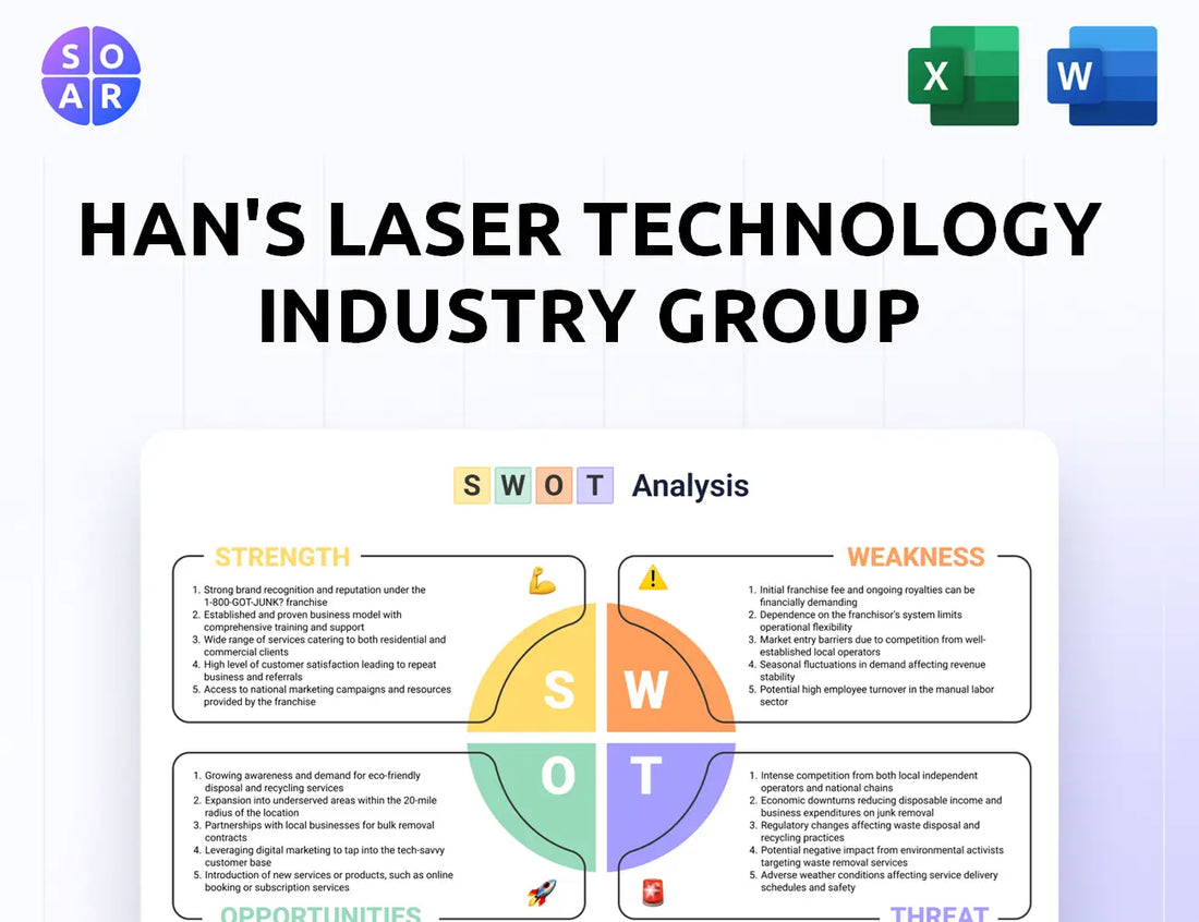 Han's Laser Technology Industry Group SWOT Analysis