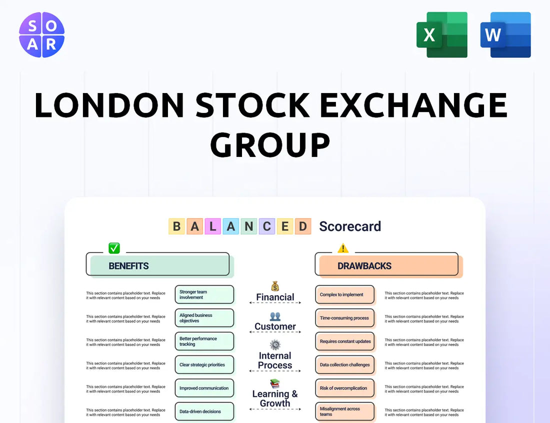 London Stock Exchange Group Balanced Scorecard