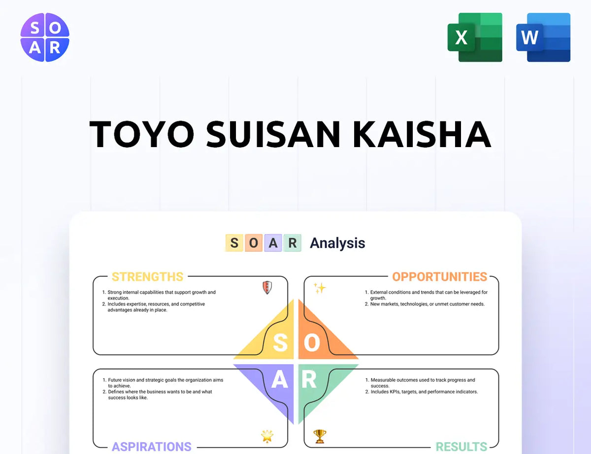 Toyo Suisan Kaisha SOAR Analysis