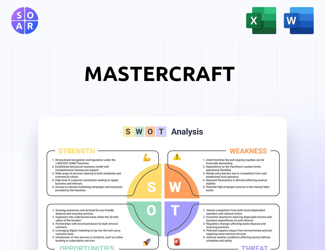 MasterCraft SWOT Analysis