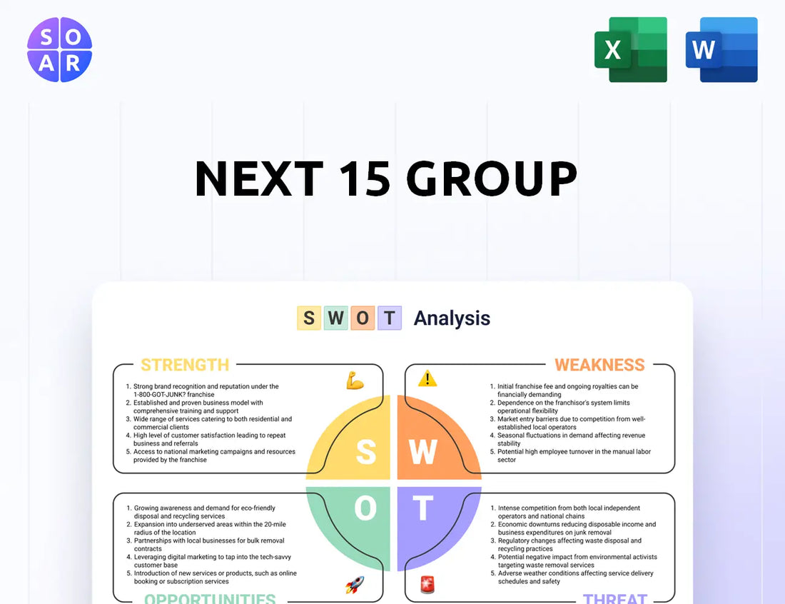 Next 15 Group SWOT Analysis