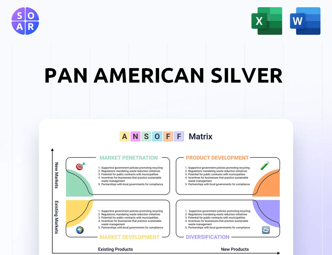 Pan American Silver Ansoff Matrix