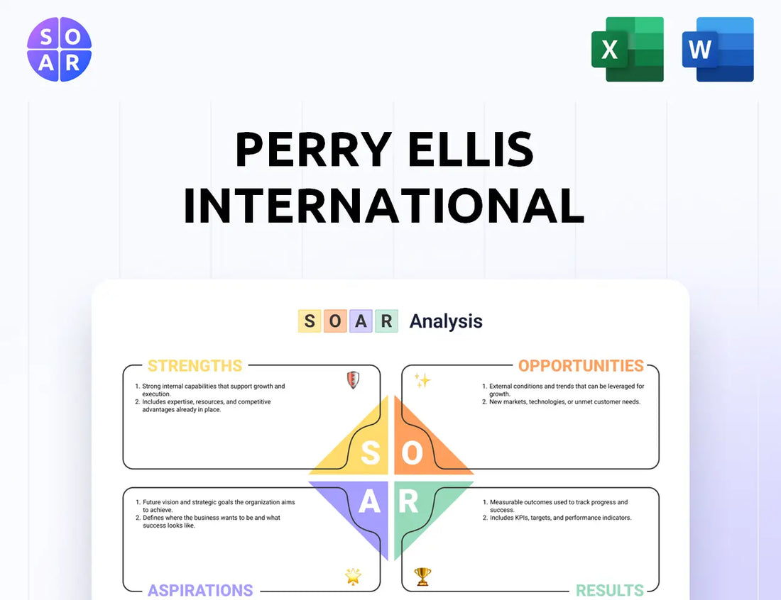Perry Ellis International SOAR Analysis