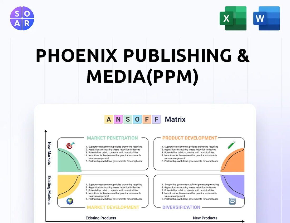 Phoenix Publishing & Media(PPM) Ansoff Matrix