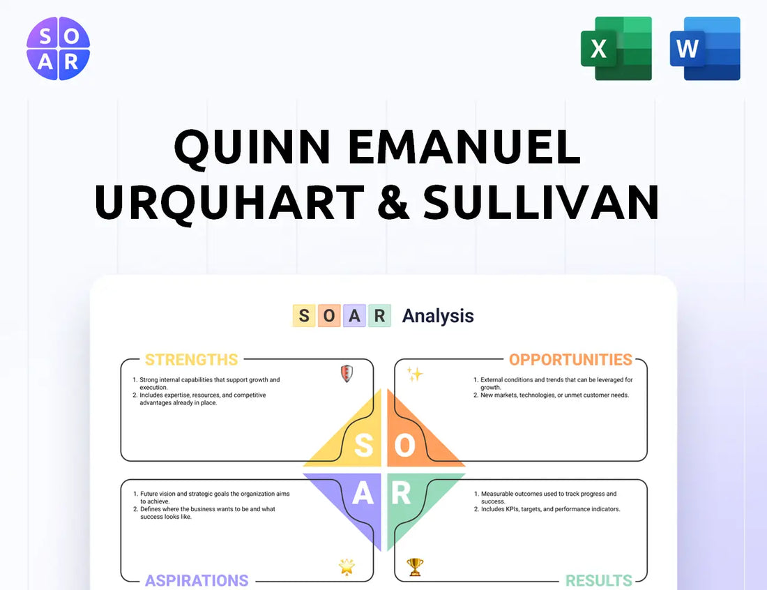 Quinn Emanuel Urquhart & Sullivan SOAR Analysis