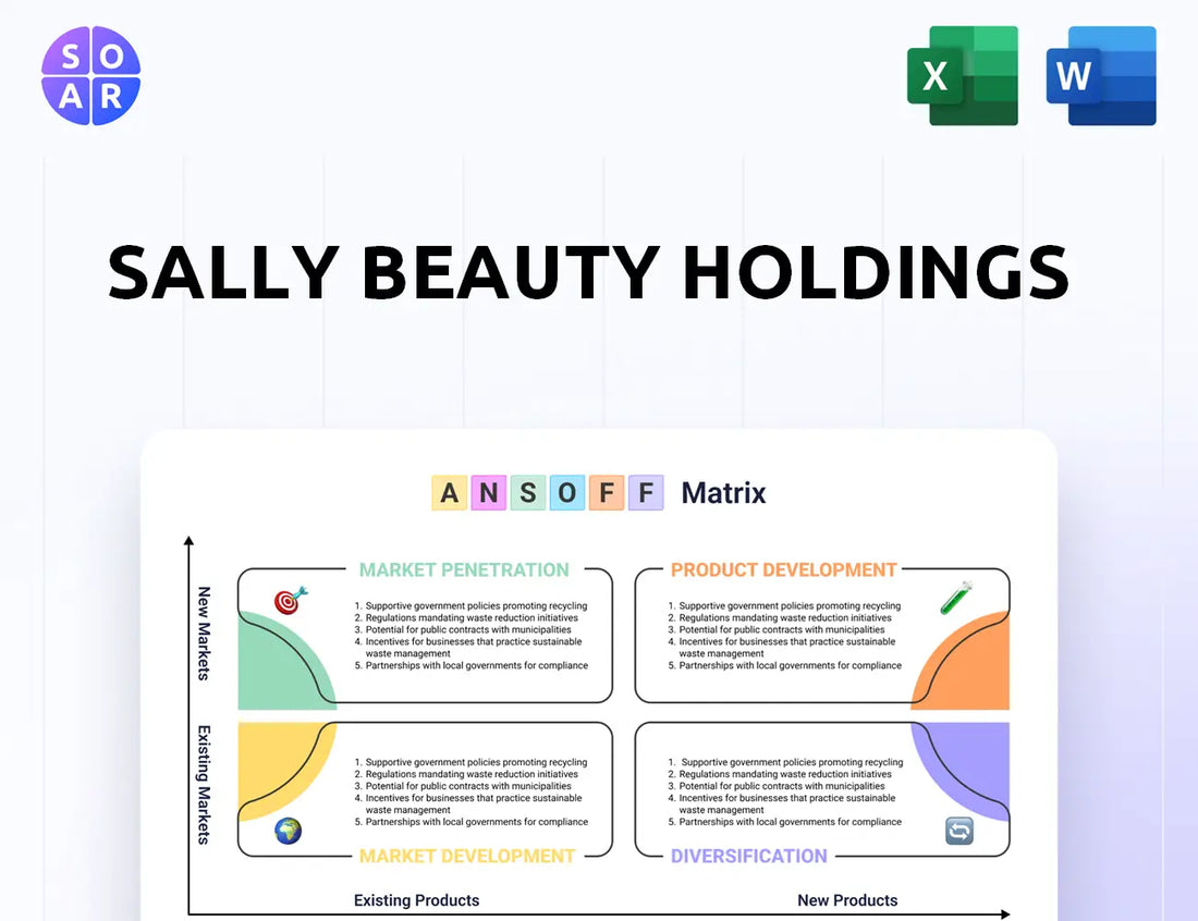 Sally Beauty Holdings Ansoff Matrix