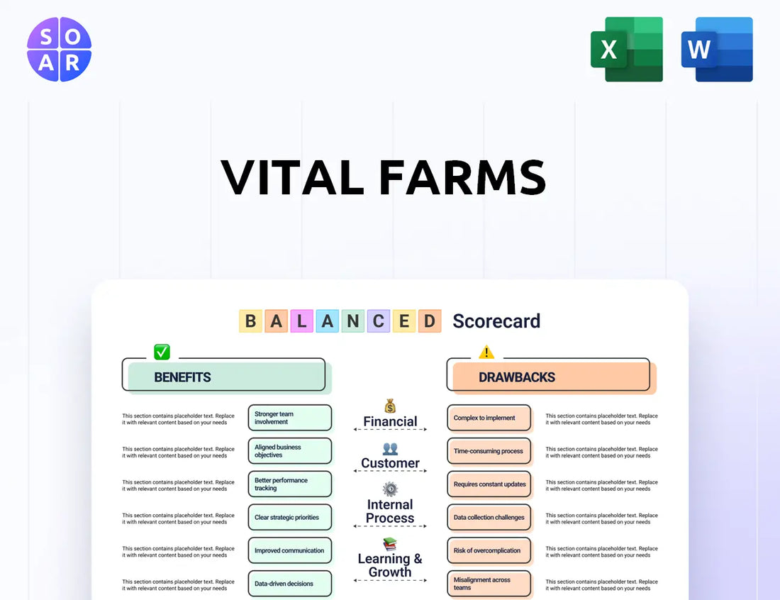 Vital Farms Balanced Scorecard